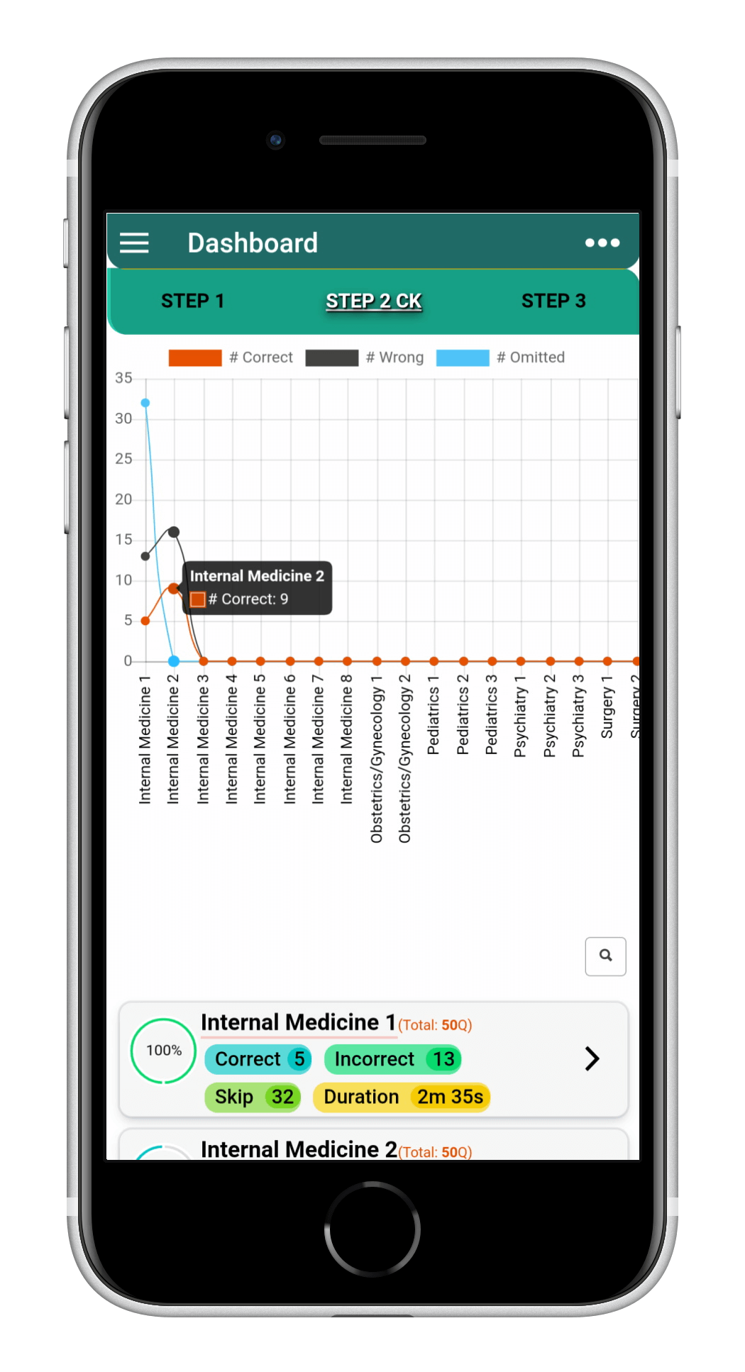testflood iphone screen with shadow